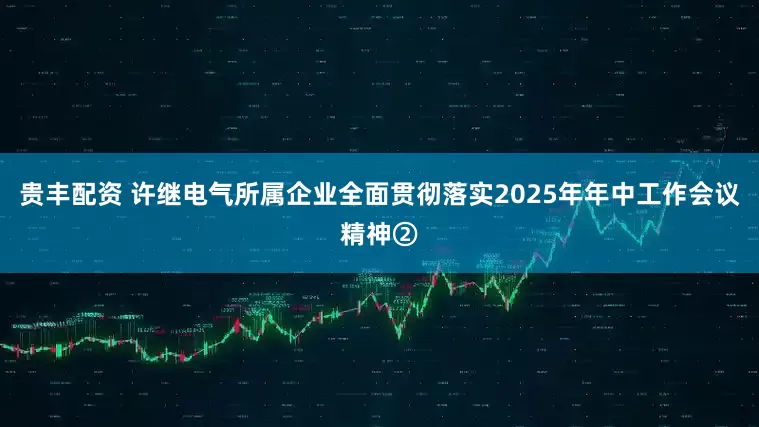 贵丰配资 许继电气所属企业全面贯彻落实2025年年中工作会议精神②